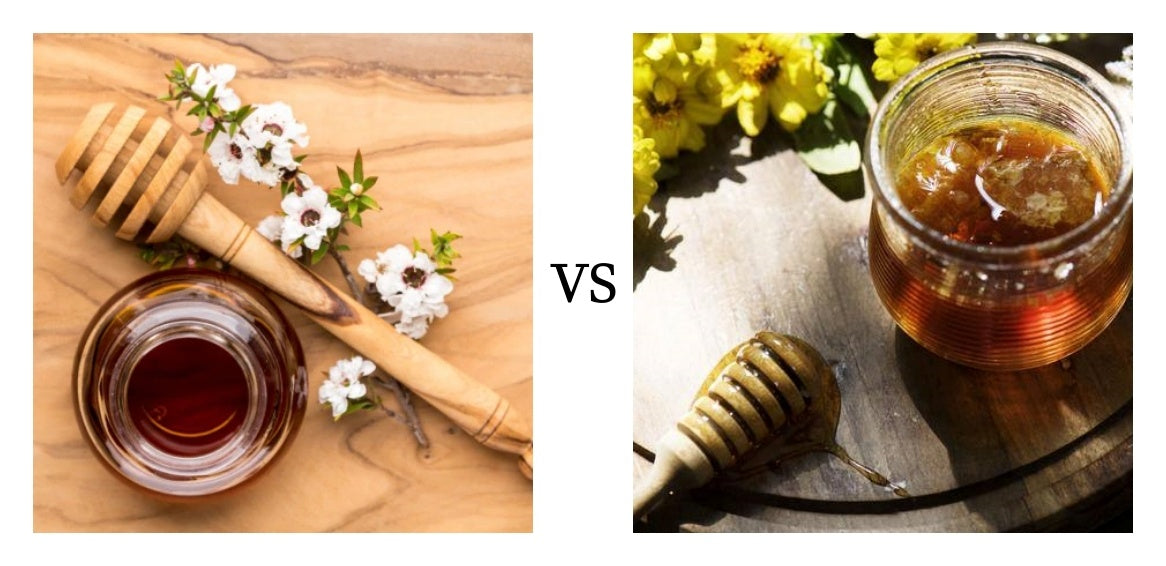 Miele di Manuka vs Miele Grezzo: la differenza tra i benefici