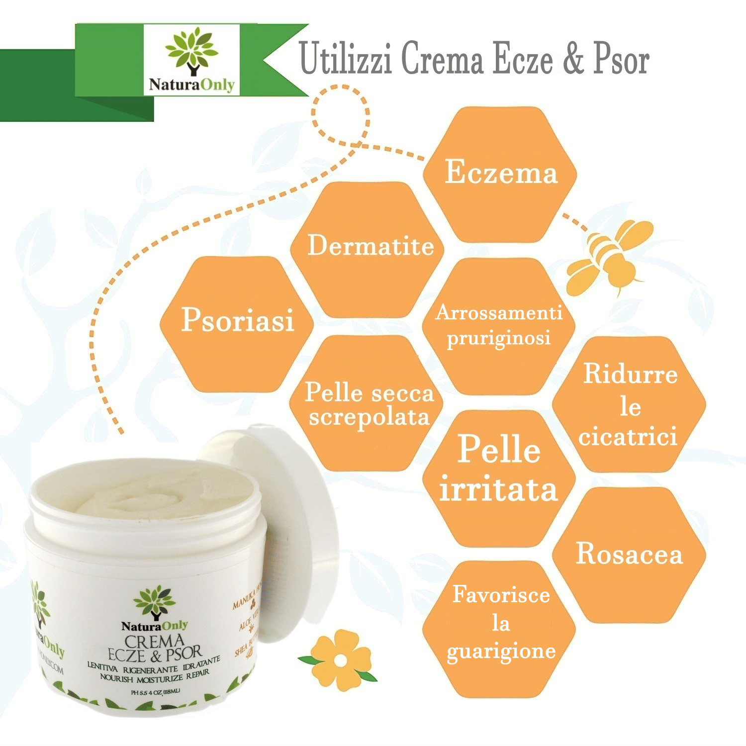 Crema Ecze & Psor - Dona sollievo alla tua pelle - Natura Only