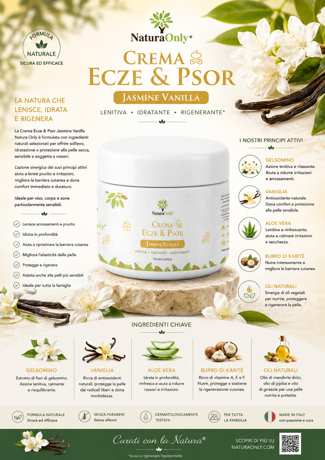 Crema Ecze & Psor Jasmine Vanilla