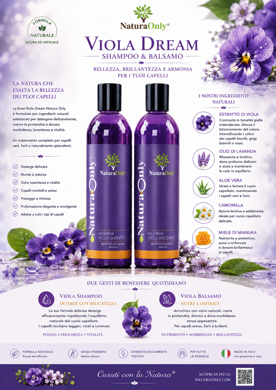 Viola Dream Shampoo & Balsamo