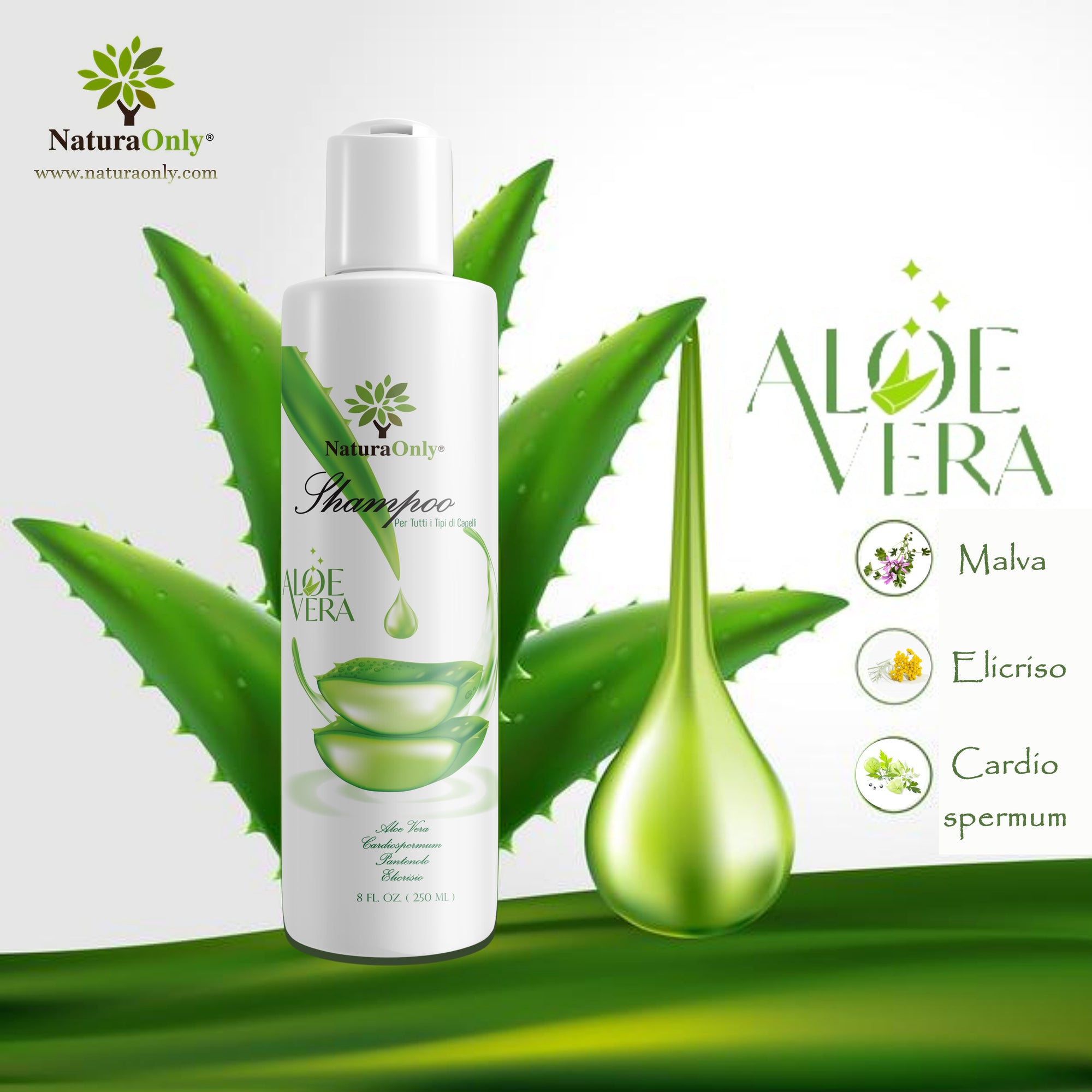 Shampoo Aloe Vera - Natura Only