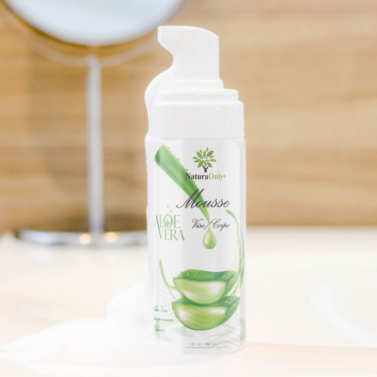 Set shampoo, mousse e crema Aloe Vera - Natura Only