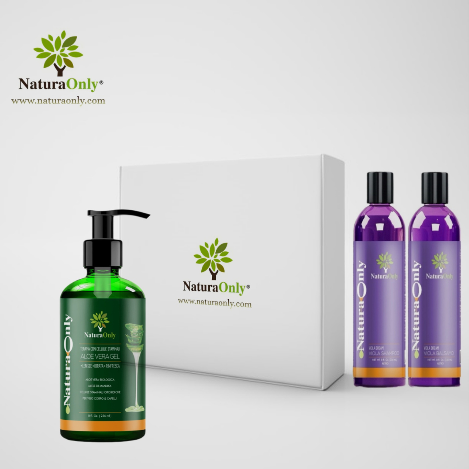 Set Aloe Vera Gel + Viola Dream - Natura Only