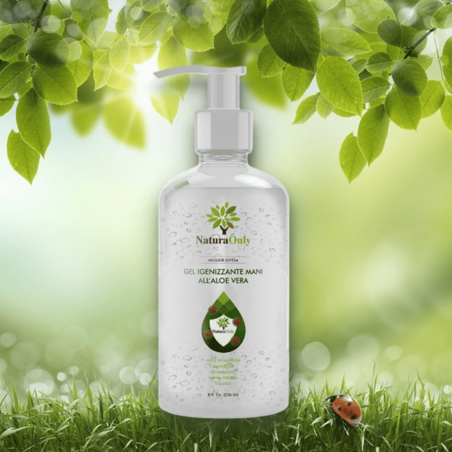 Gel Lava mani all' Aloe Vera - Natura Only